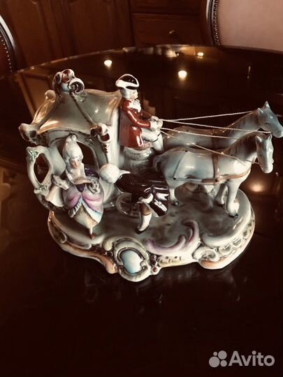 Карета, фарфор, Графенталь, Винтаж,Германия
