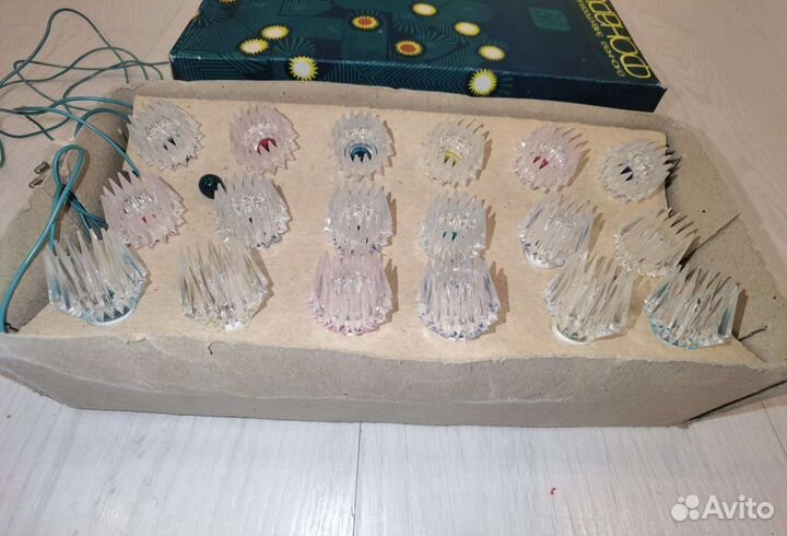 Елочная гирлянда Фонарики СССР г. Ленинград