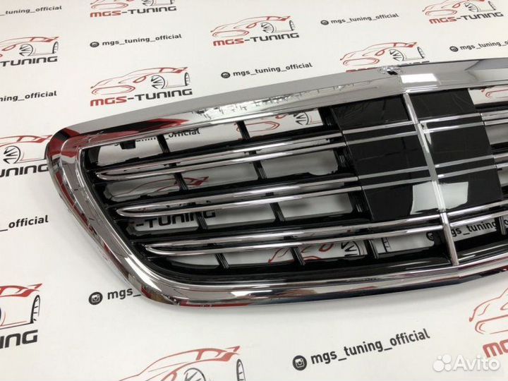 Решетка Mercedes S-class w222 S63 рест / S65 хром