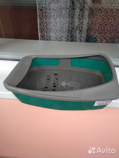 Новый большой лоток с сеткой и бортиками 43 х 25