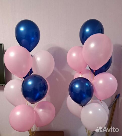 Шары хром, латексные, цифра, Маша и медведь