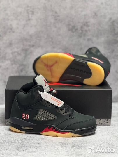 Кроссовки Nike Air Jordan 5 Retro зимние