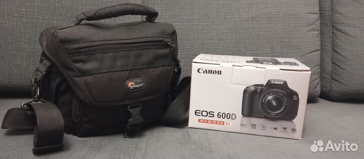 Зеркальный фотоаппарат canon eos 600D 18-55 kit