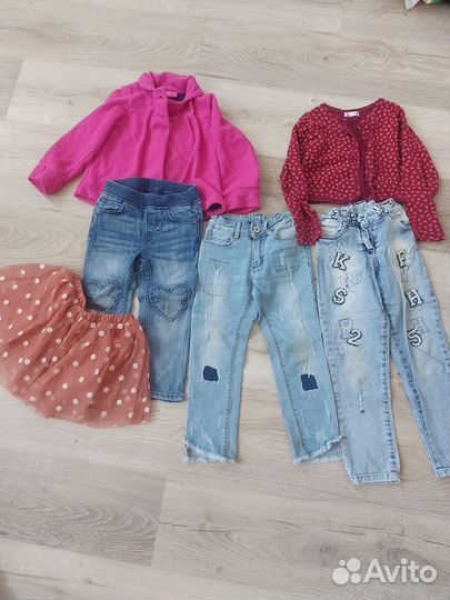 Одежда на девочку 92 98 пакетом