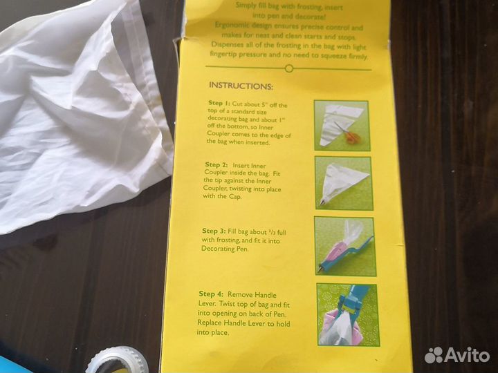 Шприц для айсинга украшения пряников, тортов, капк