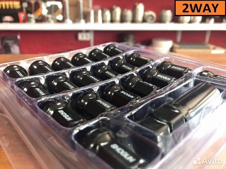 Гайки - секретки Чёрные Shogun М12*1.5