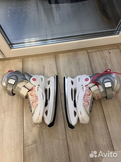 Коньки фигурные раздвижные 30 33