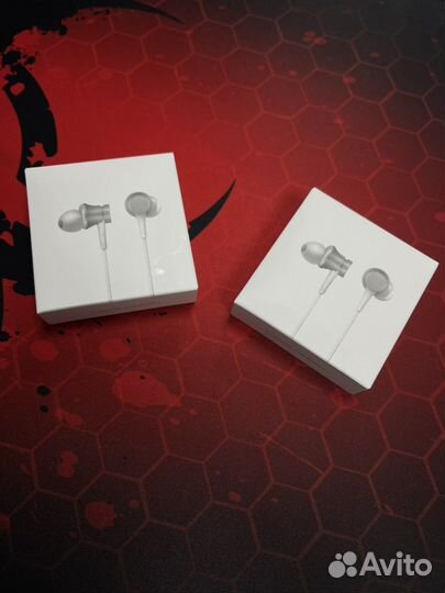 Наушники Xiaomi Mi In-Ear Headphones Basic серебро