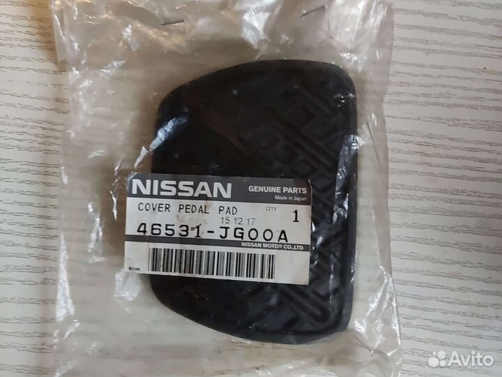 Накладка резиноваяNissan (46531JG00A)