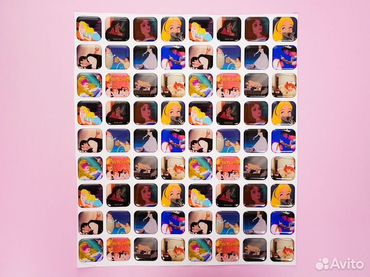 3d стикеры для телефона опт от 50 штук