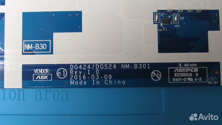 Материнская плата NM-B301 Rev:1.0 Lenovo 330-15IAP