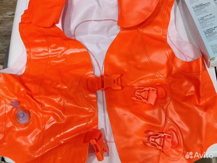 Жилет для плавания детский 3-6 лет новый