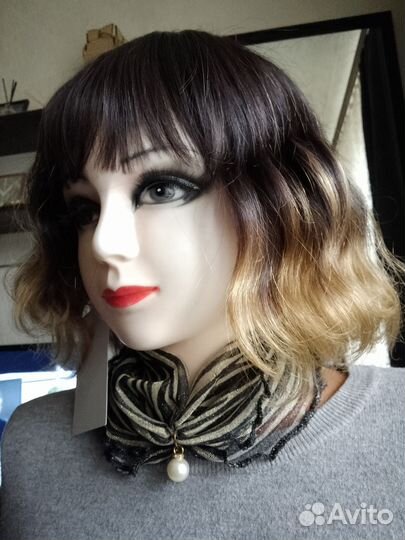 Парик из натуральных волос новый