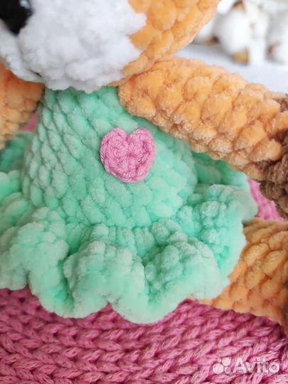 Лисичка плюшевая