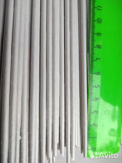 Бумажные трубочки (7,5х43 и 10х43 см)