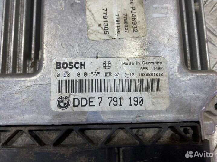 Блок управления двигателем BMW 3 E46 7791190,0281010565 Дизель 2.0 2000
