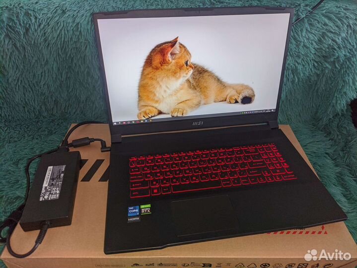 Мощный 17.3 игровой ноутбук MSI Katana