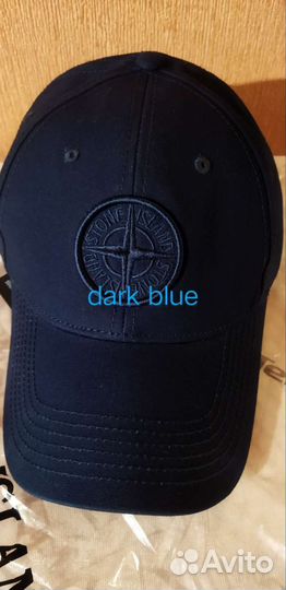 Бейсболка Stone Island,black,blue,new