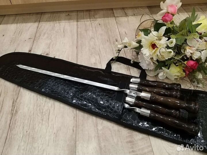 Шампура в чехле подарочные / подарок мужу