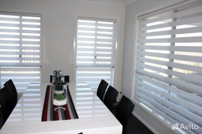 Жалюзи рулонные с направляющими