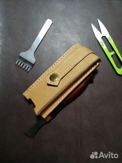 Кожаная ключница