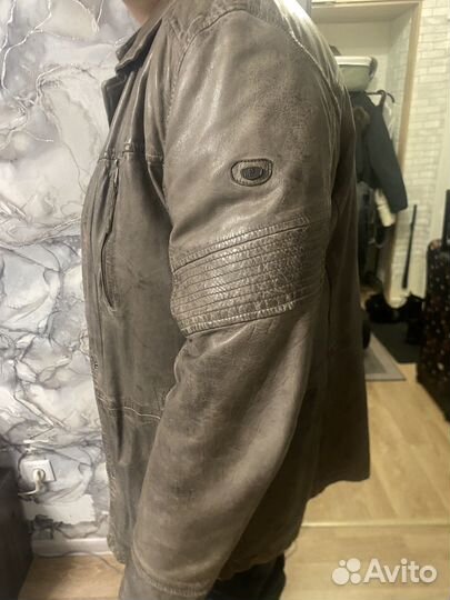 Кожаная куртка Trapper