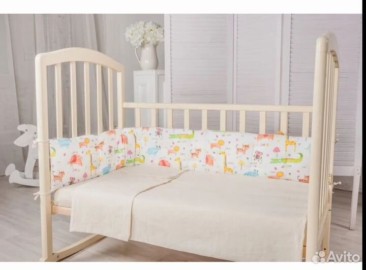 Бортики в детскую кроватку