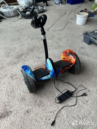 Гироскутер с ручкой MiniRobot