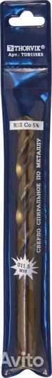Сверло Thorvik по металлу HSS Co 11,5 мм в пвх