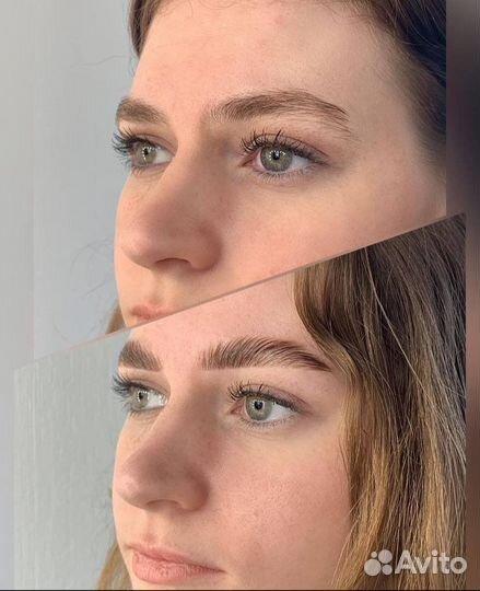 Архитектура бровей, ламинирование ресниц