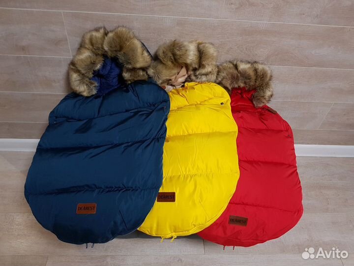 Теплый конверт в коляску 