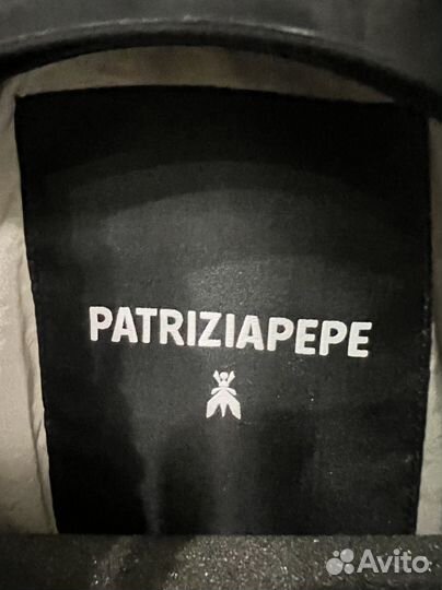 Шуба пальто 42 44 бежевое оверсайз Patrizia Pepe