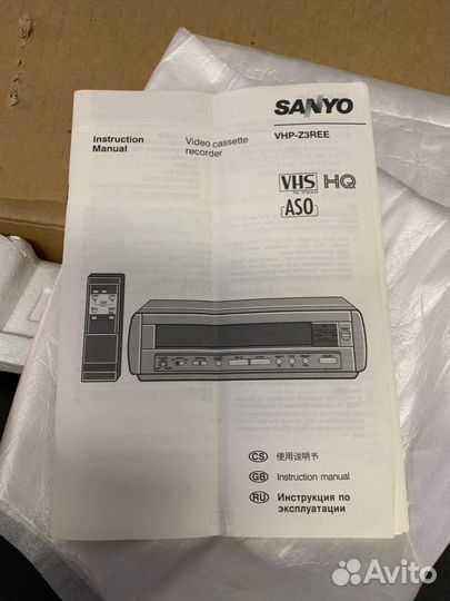Видеоплеер vhs Sanyo продаю