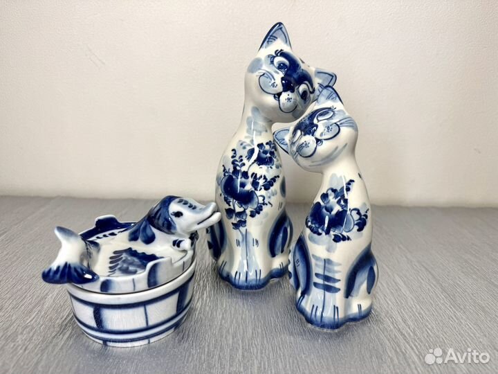 Фарфоровые статуэтки СССР Гжель