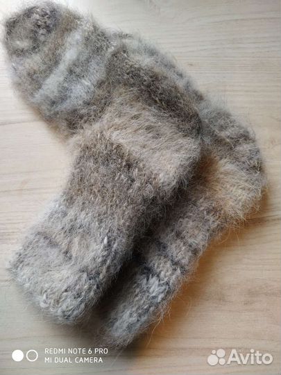 Носки из собачьего пуха и шерсти