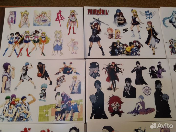 Стикеры \ наклейки Аниме