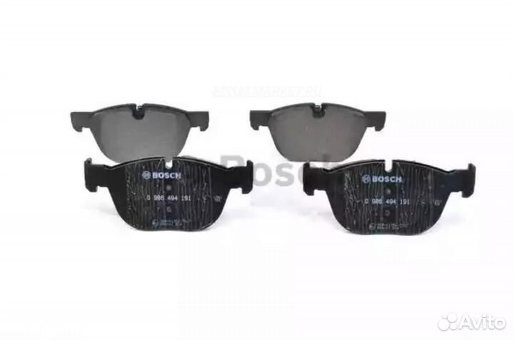 Bosch 0 986 494 191 Колодки тормозные дисковые пер