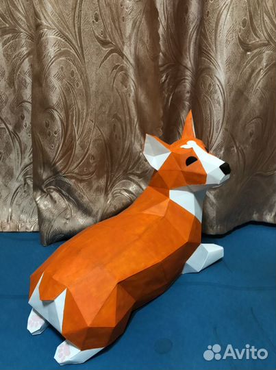 Полигональные фигуры из плотной бумаги на заказ