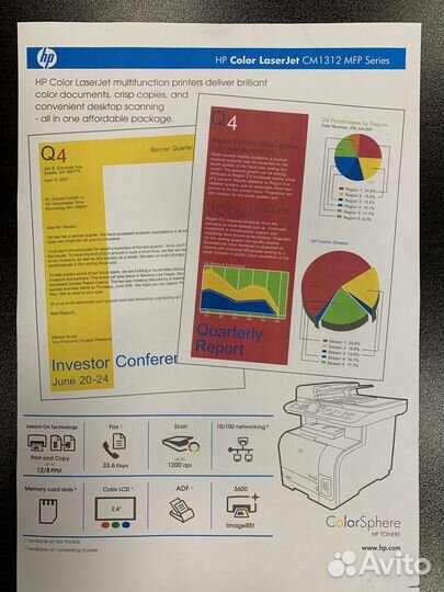 Принтер HP 1312
