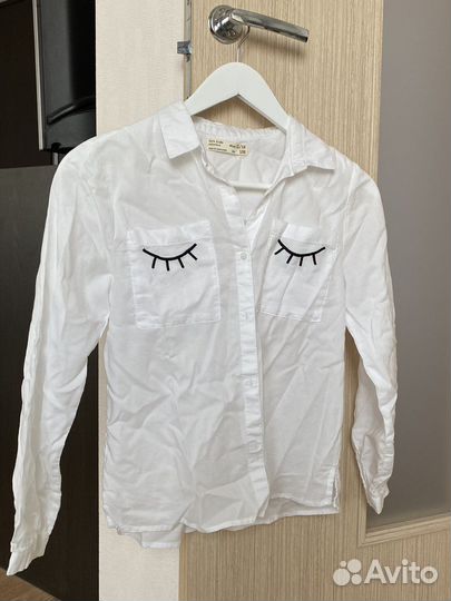 Рубашка zara для девочки бу