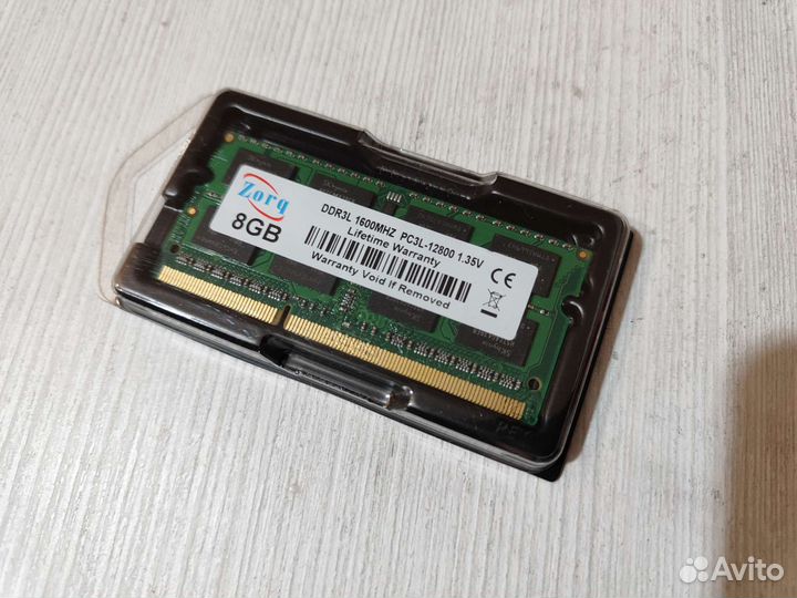 Оперативная память для ноутбука 8 гигабайт
