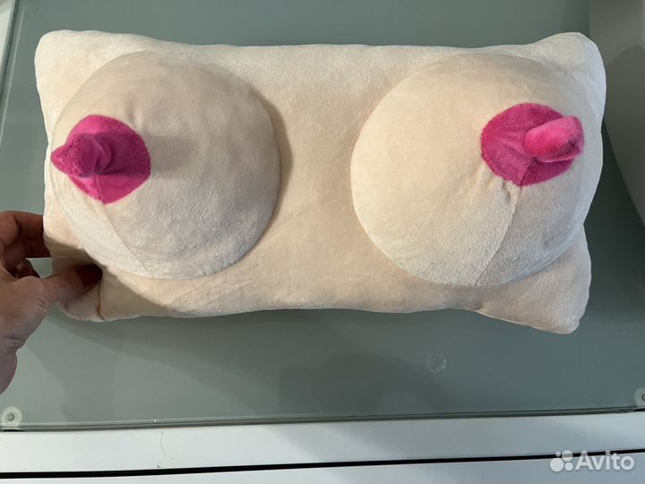 Подушка женская грудь антистресс мягкая под шею