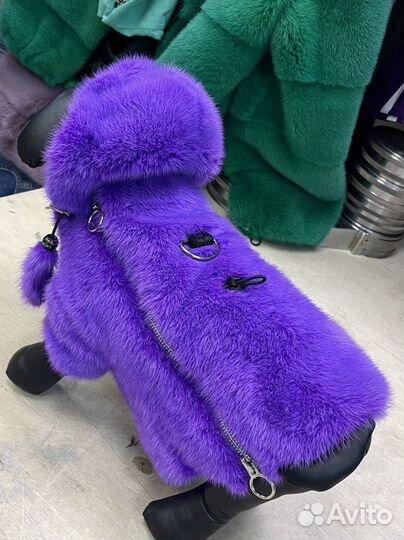 Шубка для собаки норковая