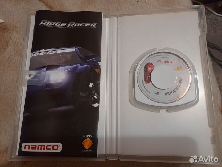 Диск PSP Ridge Racer лицензия