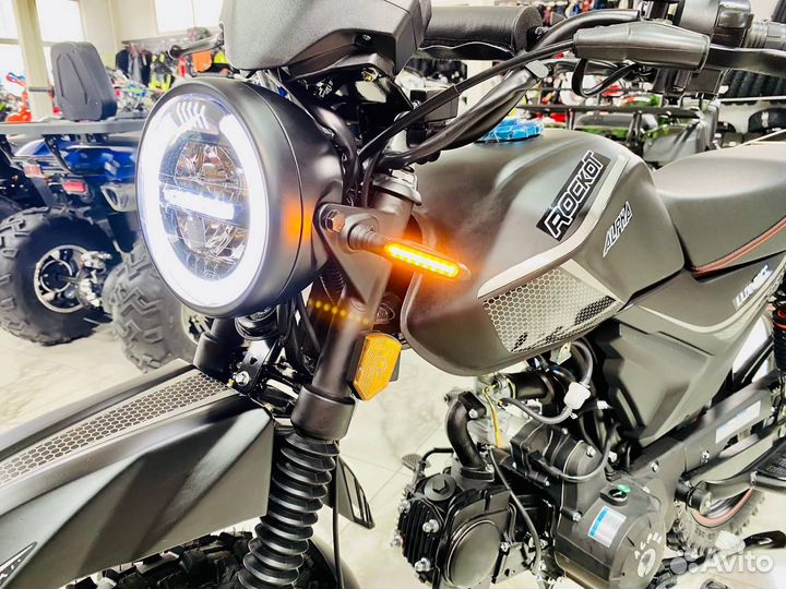 Мопед rockot alpha offroad LUX (черный матовый)