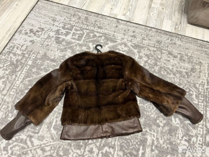 Норковая куртка 46