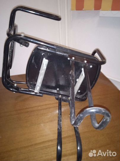 Велосиденье детское металл мягкие спинки и сиденье
