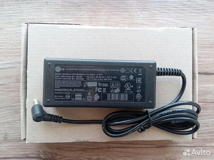 Блок питания LG 19V 2.53A (adapter DA-48G19)