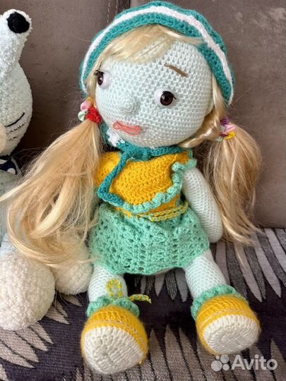 Вязаные игрушки ручной работы