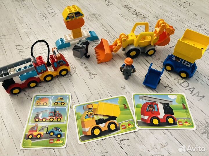 Lego duplo 2 набора машинки